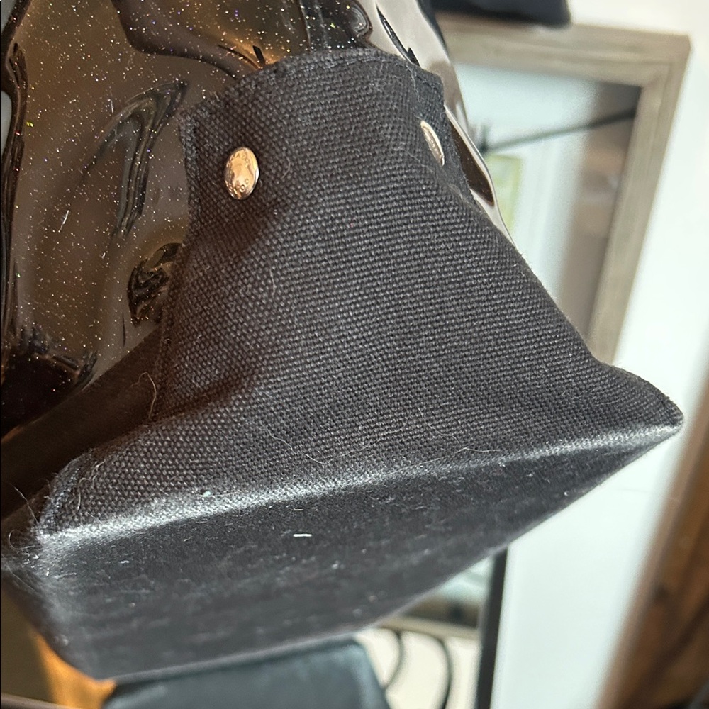 Coach Black Glitter Clear Tote - Picture 5 of 15